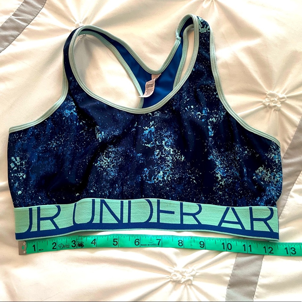 Blue Under Armor Sports Bra